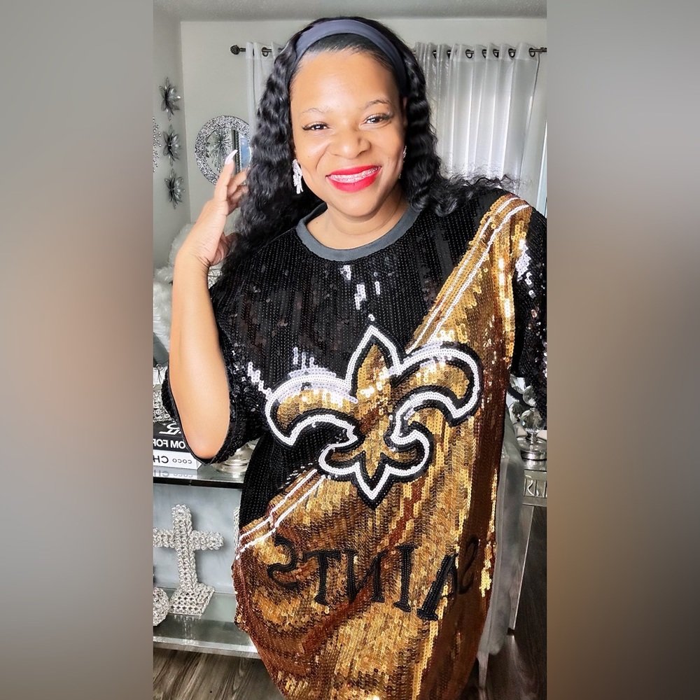 Sale‼️New Orleans Saints sequin dress